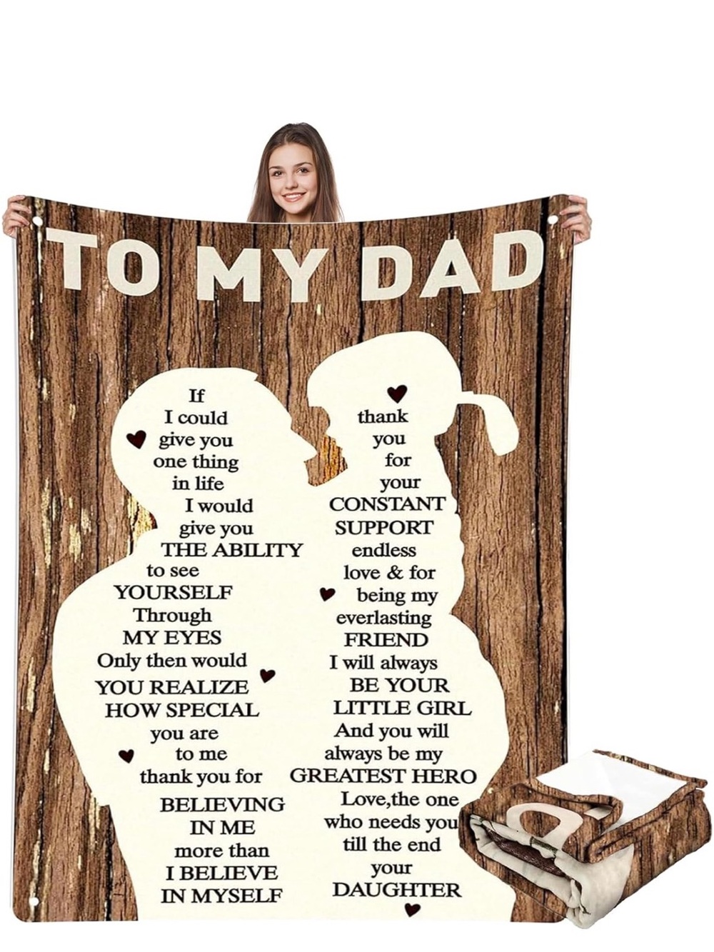 New‎ Fathers Day Dads Gift Ideas from Daughter - 60''x50'' Throw